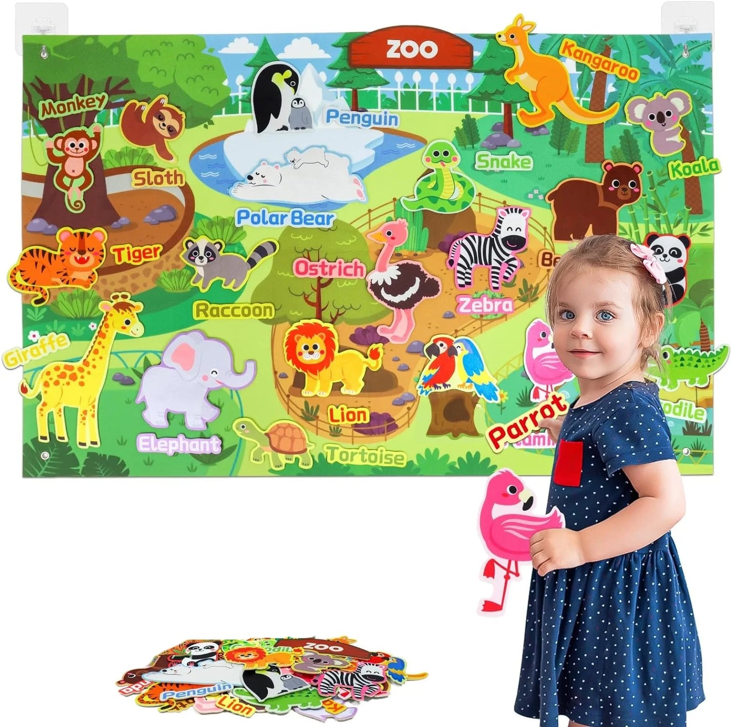 Montessori Toy Solar System Felt Story Busy Board Set for Toddlers Farm Early Learning Storytelling Interactive Play Travel Gift